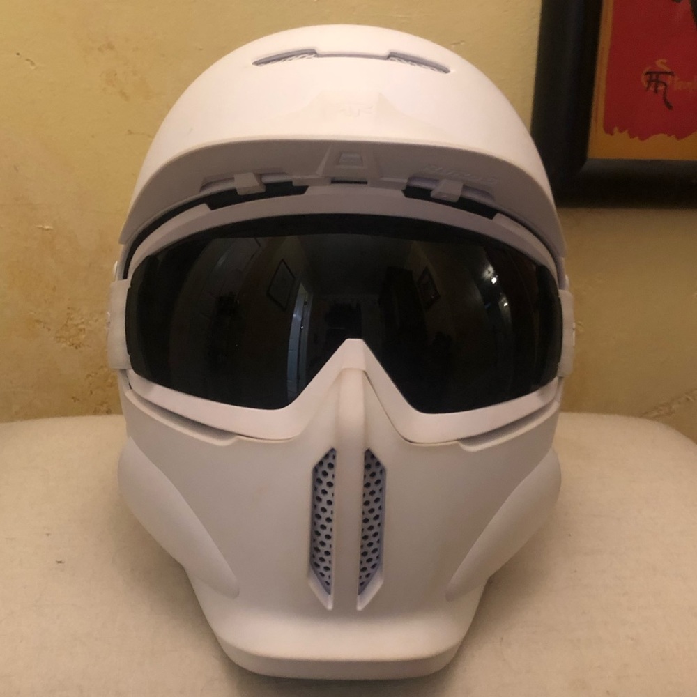 Ruroc RG1-DX Ghost White Helmet - Ski / Snowboard